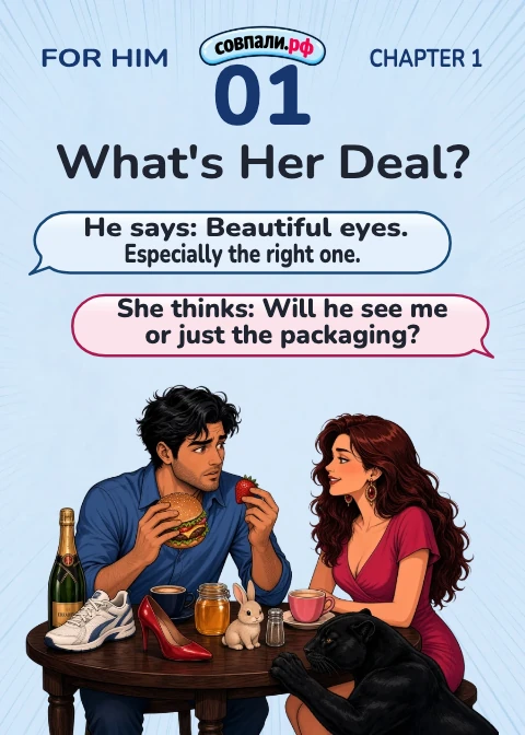 His card — What's Her Deal?